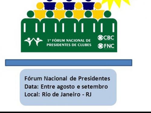 FÓRUM NACIONAL DE PRESIDENTES DE CLUBES